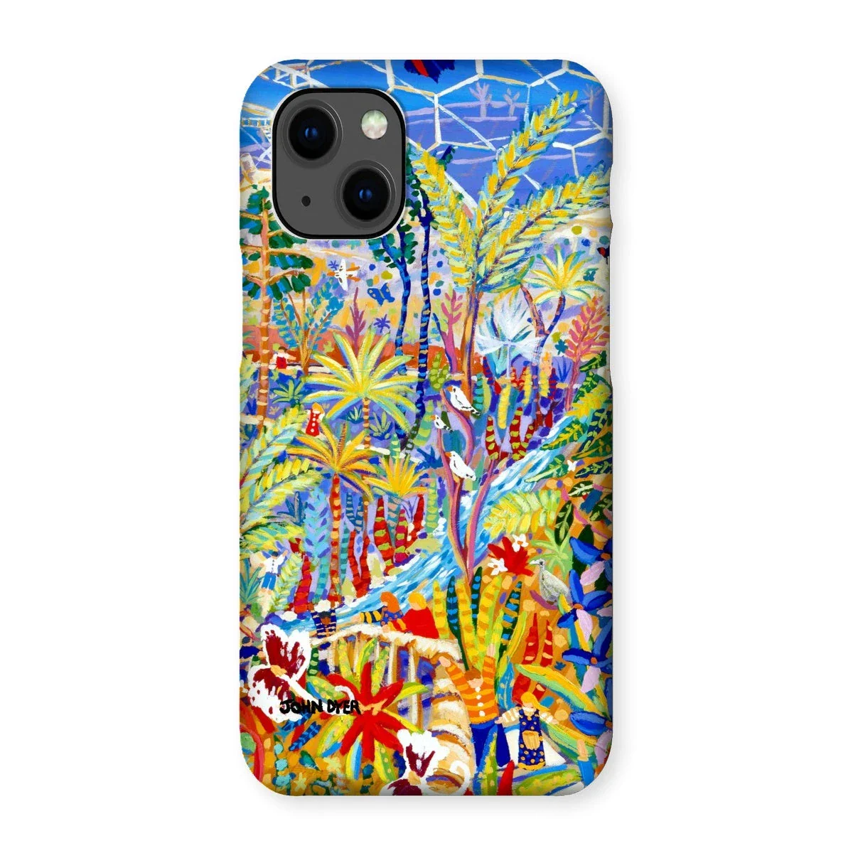 Snap Art Phone Case. Eden Project Rainforest. Artist John Dyer. Cornwall Art Gallery - Image 5