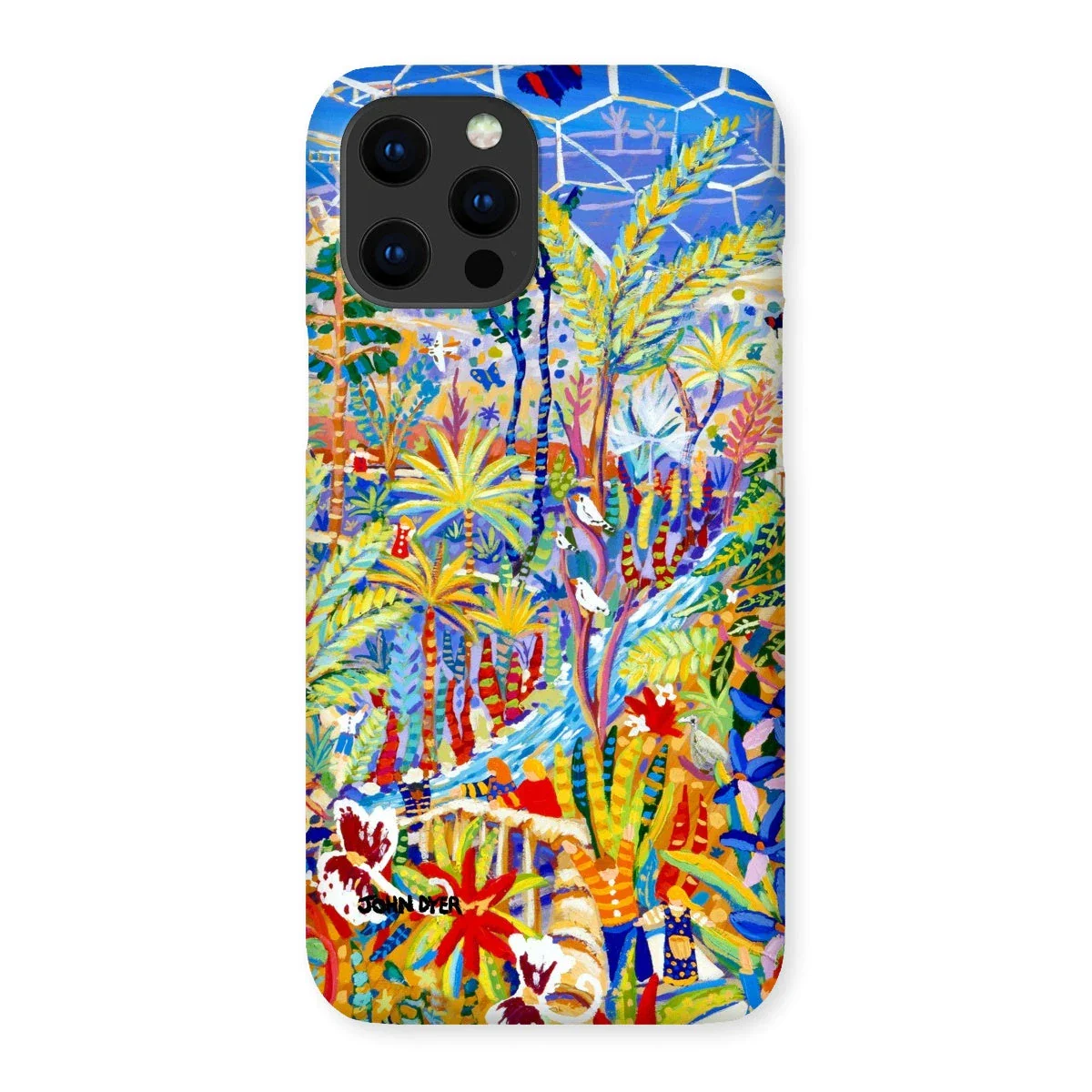 Snap Art Phone Case. Eden Project Rainforest. Artist John Dyer. Cornwall Art Gallery - Image 7
