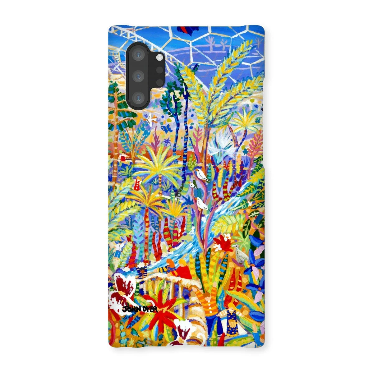 Snap Art Phone Case. Eden Project Rainforest. Artist John Dyer. Cornwall Art Gallery - Image 9