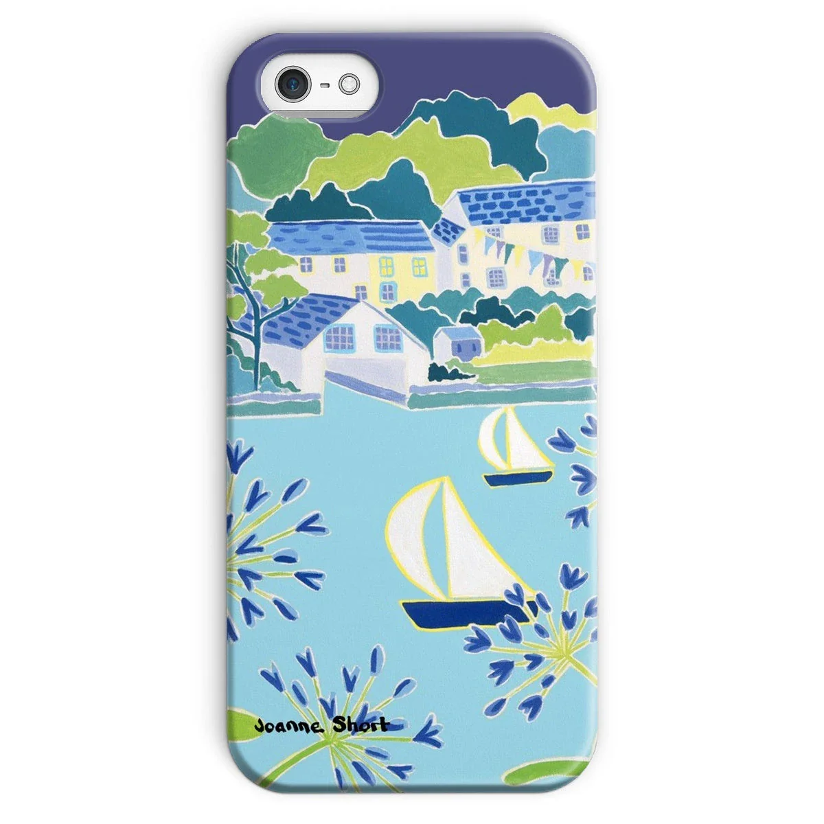 Snap Art Phone Case. Helford River & Village. Artist Joanne Short. Cornwall Art Gallery - Image 33