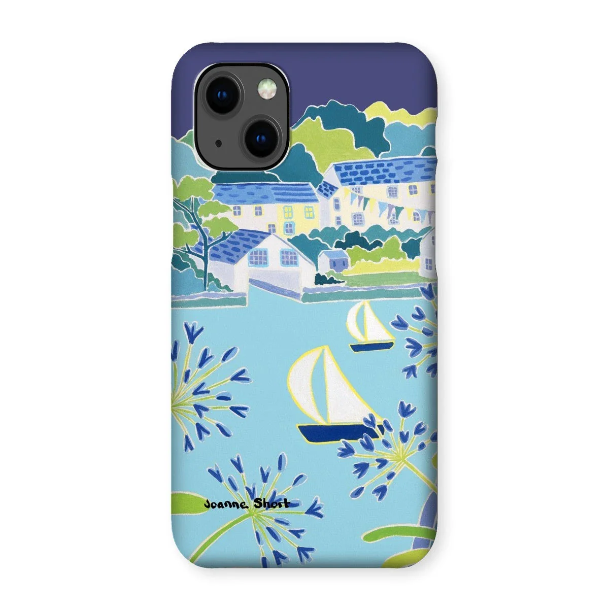 Snap Art Phone Case. Helford River & Village. Artist Joanne Short. Cornwall Art Gallery - Image 5