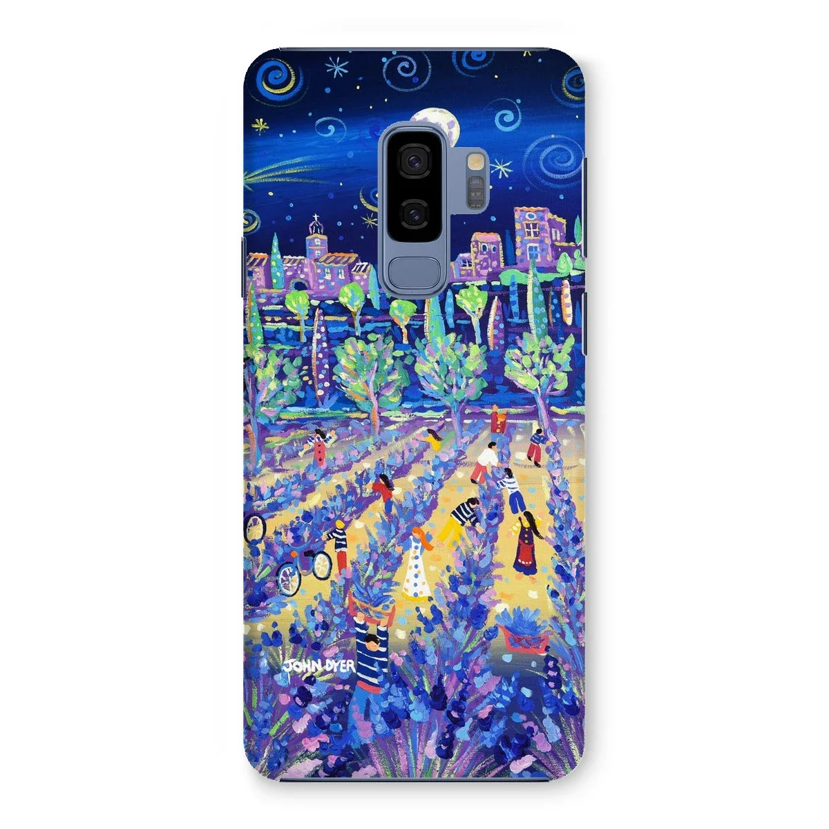 Snap Art Phone Case. Lavender Pickers, Provence, France. Artist John Dyer. Cornwall Art Gallery. - Image 15