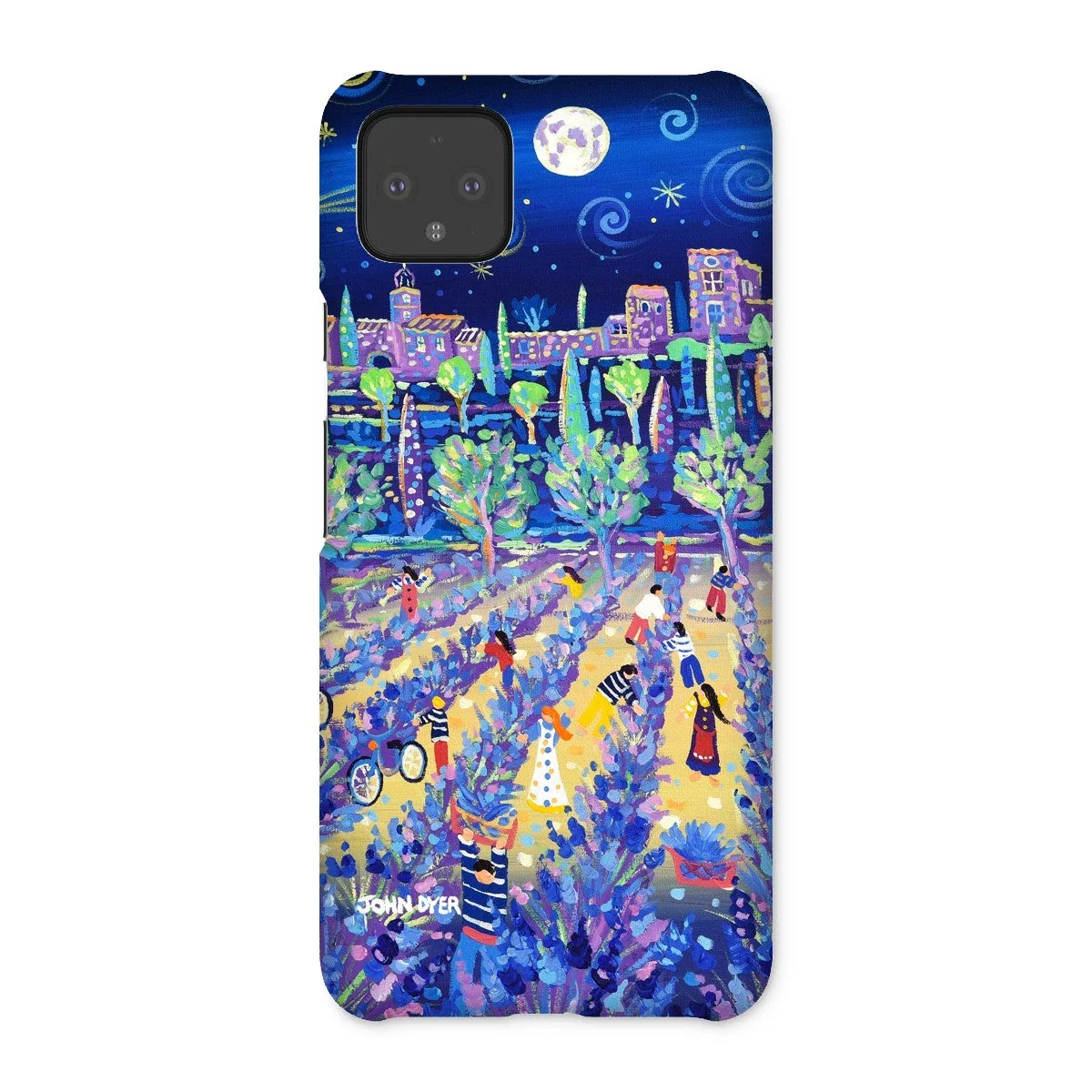 Snap Art Phone Case. Lavender Pickers, Provence, France. Artist John Dyer. Cornwall Art Gallery. - Image 18