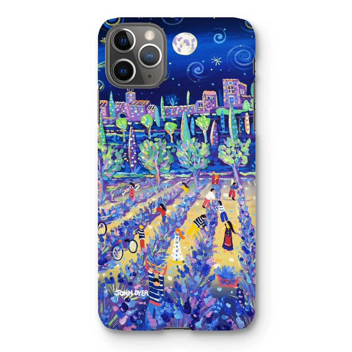 Snap Art Phone Case. Lavender Pickers, Provence, France. Artist John Dyer. Cornwall Art Gallery. - Image 26