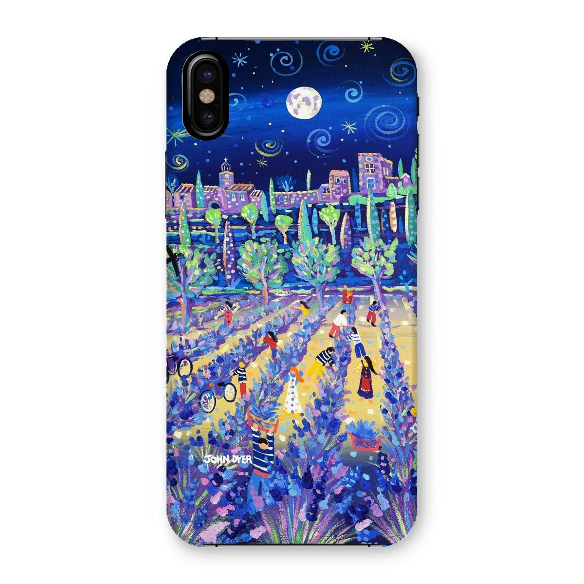 Snap Art Phone Case. Lavender Pickers, Provence, France. Artist John Dyer. Cornwall Art Gallery. - Image 36