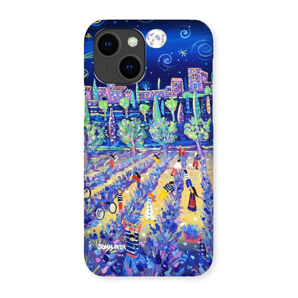 Snap Art Phone Case. Lavender Pickers, Provence, France. Artist John Dyer. Cornwall Art Gallery. - Image 44