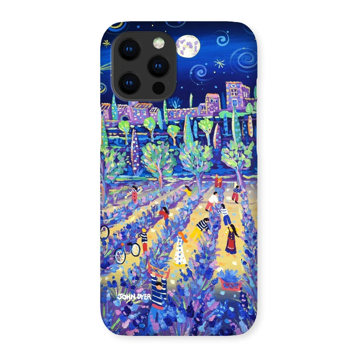 Snap Art Phone Case. Lavender Pickers, Provence, France. Artist John Dyer. Cornwall Art Gallery. - Image 7