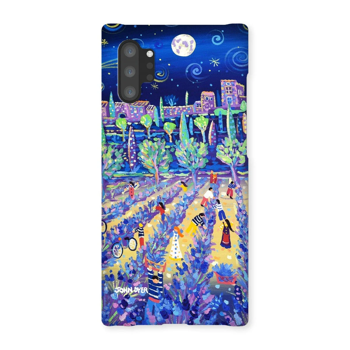 Snap Art Phone Case. Lavender Pickers, Provence, France. Artist John Dyer. Cornwall Art Gallery. - Image 9