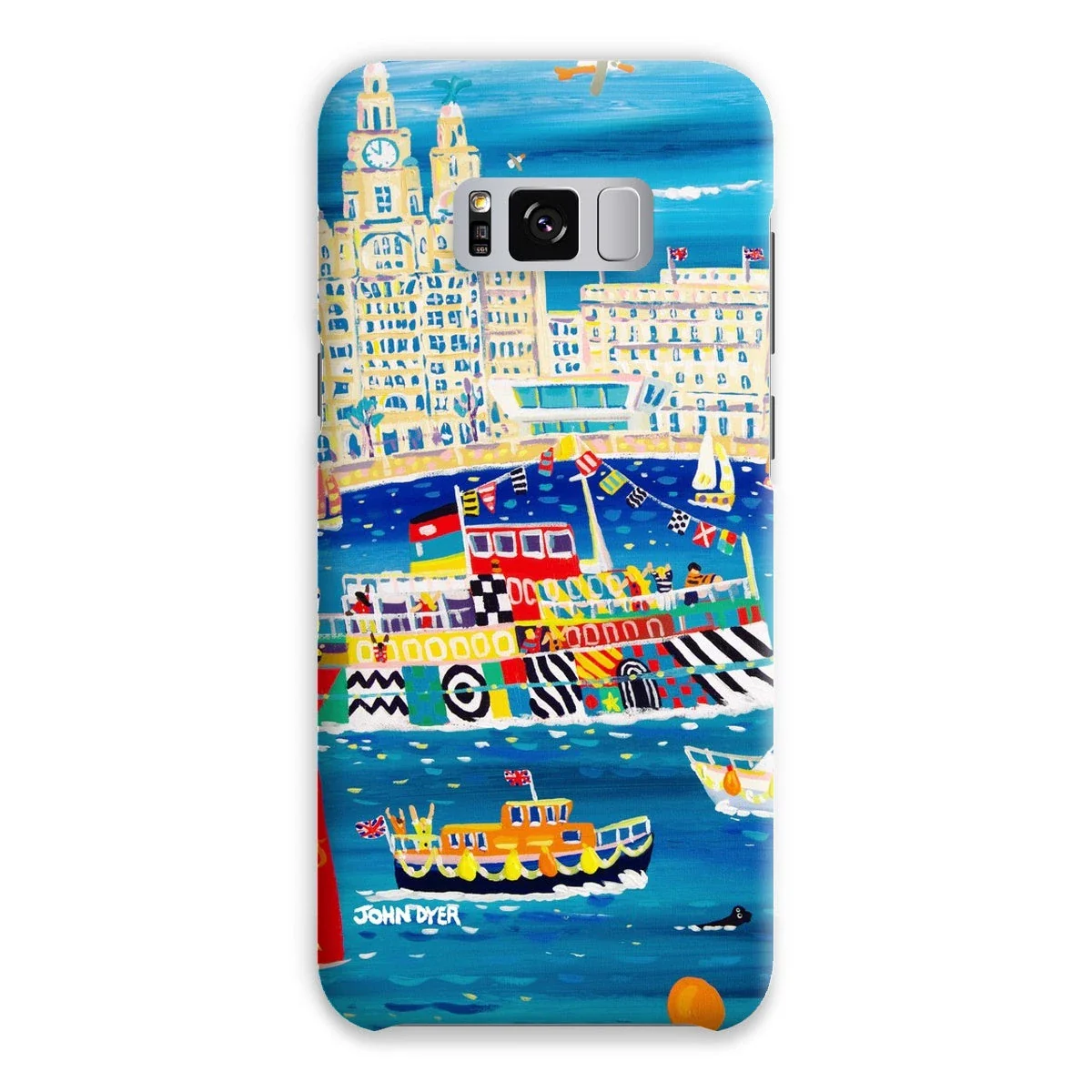 Snap Art Phone Case. Liverpool Mersey River Dazzle Ferry. Artist John Dyer. Cornwall Art Gallery - Image 13