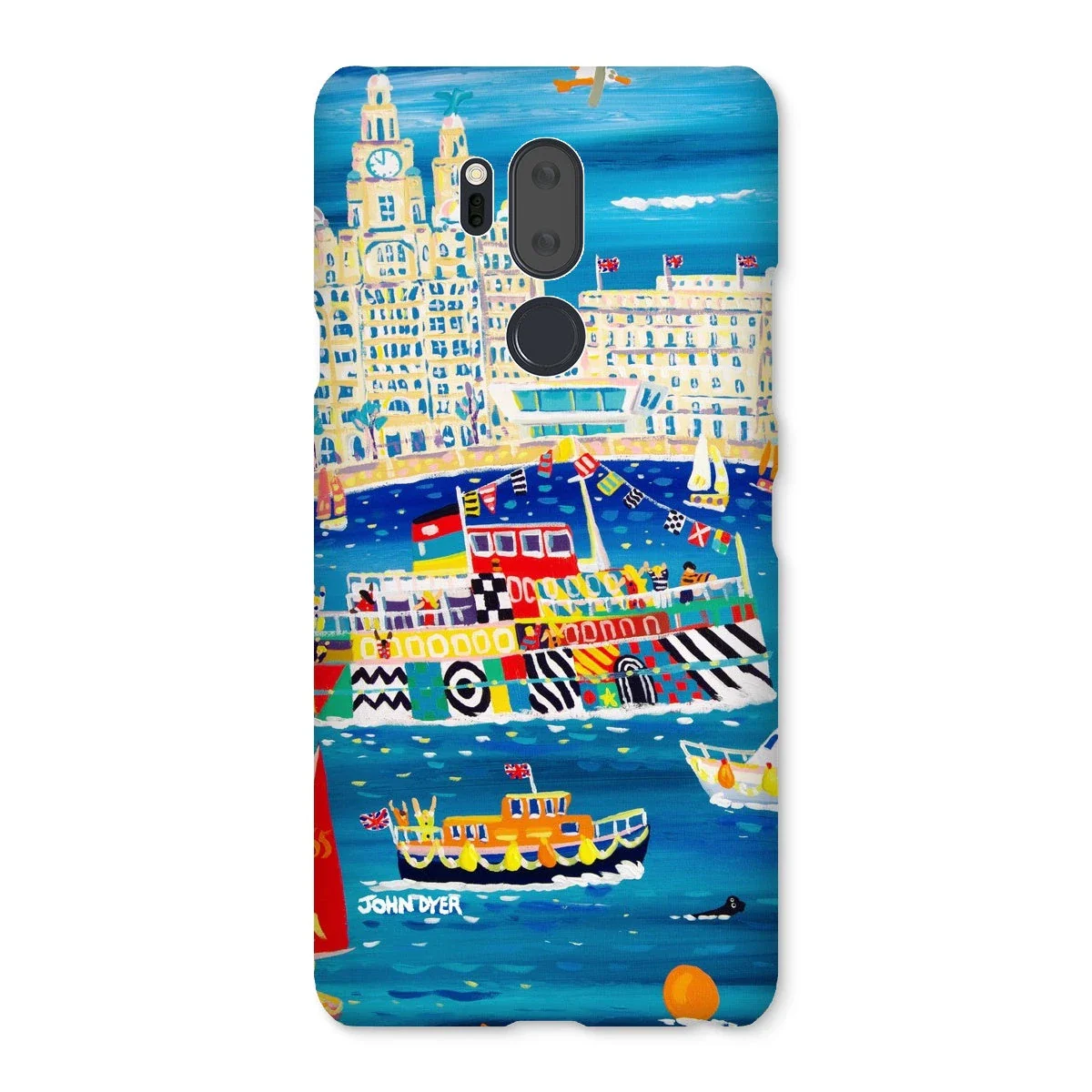 Snap Art Phone Case. Liverpool Mersey River Dazzle Ferry. Artist John Dyer. Cornwall Art Gallery - Image 39