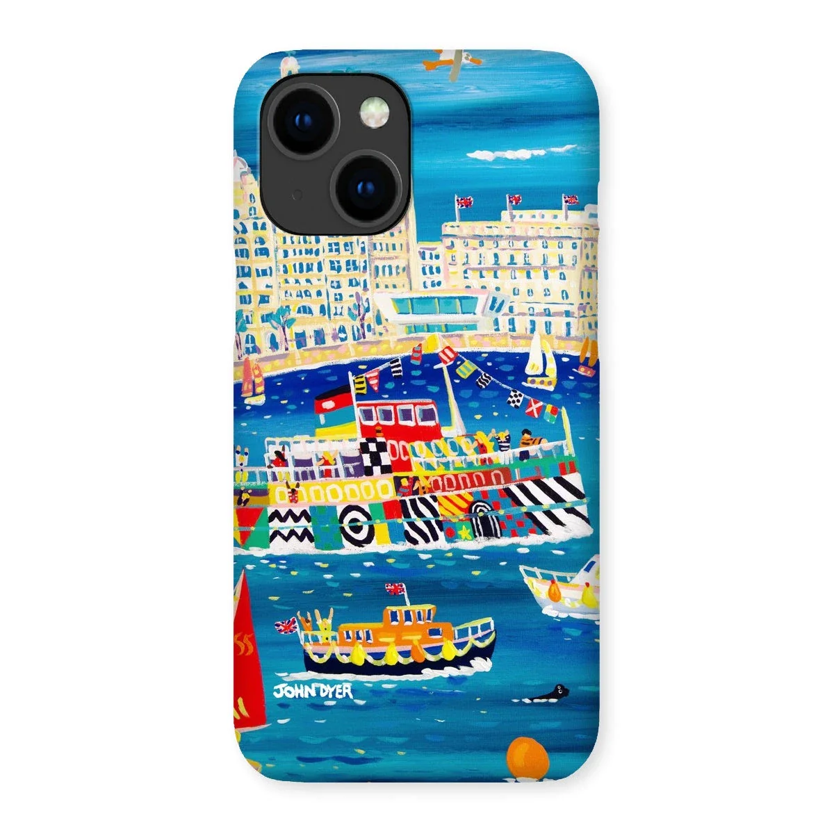 Snap Art Phone Case. Liverpool Mersey River Dazzle Ferry. Artist John Dyer. Cornwall Art Gallery - Image 46