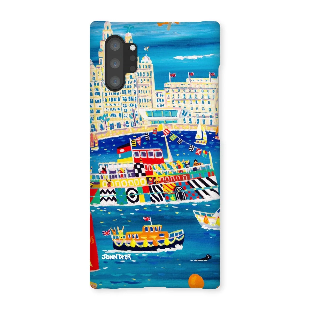 Snap Art Phone Case. Liverpool Mersey River Dazzle Ferry. Artist John Dyer. Cornwall Art Gallery - Image 9