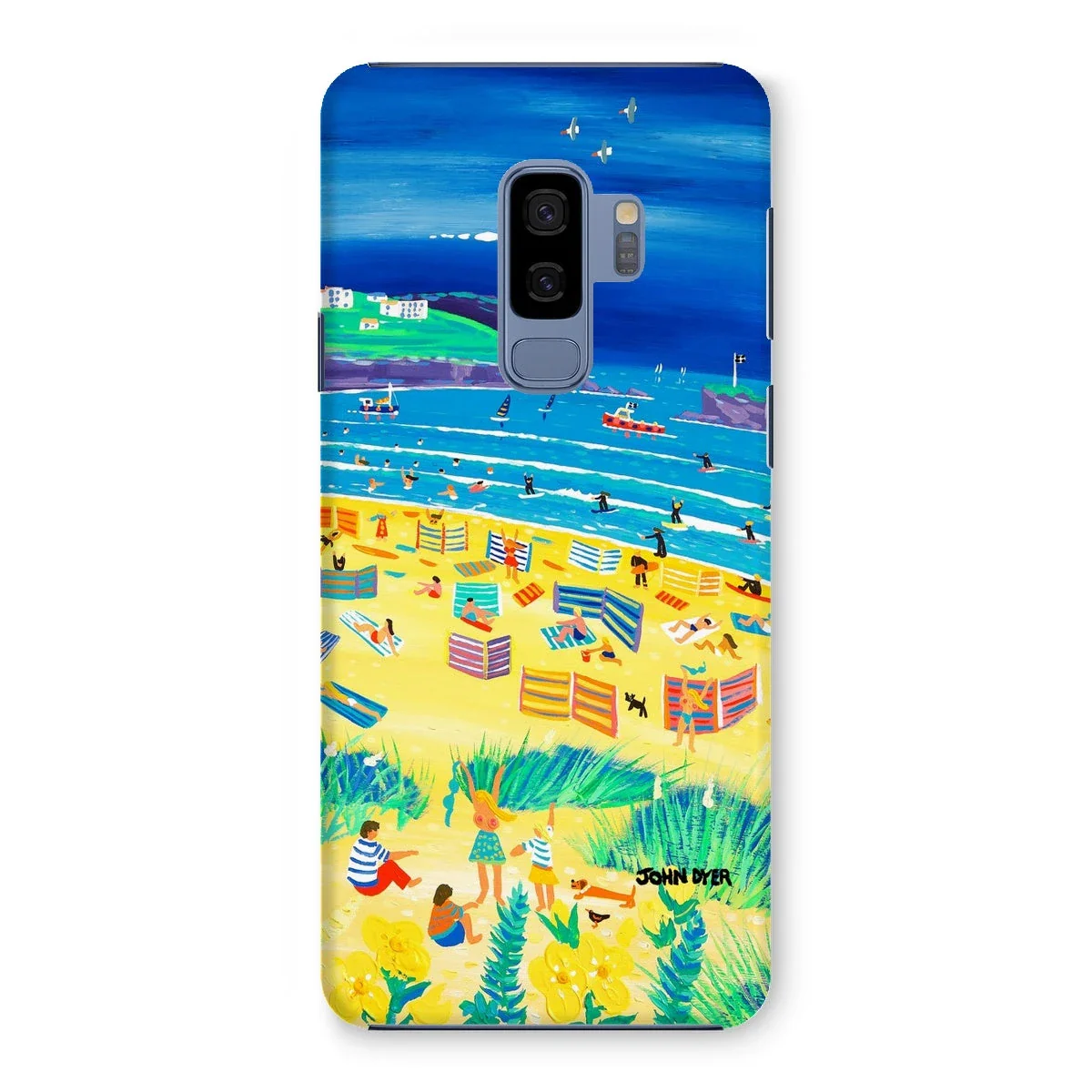 Snap Art Phone Case. Perranporth Beach. Artist John Dyer. Cornwall Art Gallery - Image 15