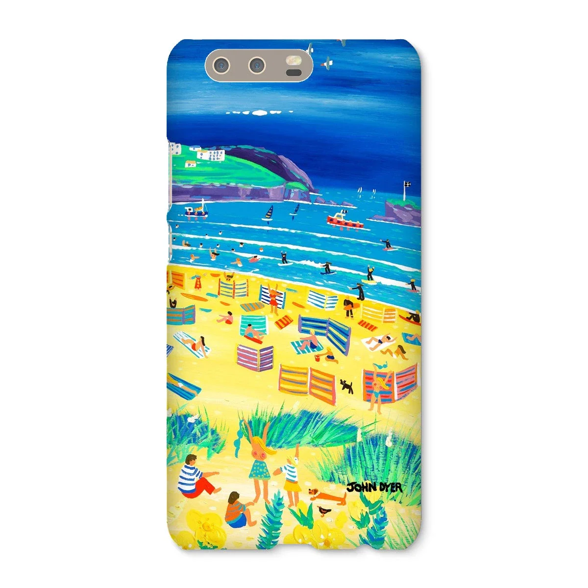 Snap Art Phone Case. Perranporth Beach. Artist John Dyer. Cornwall Art Gallery - Image 21