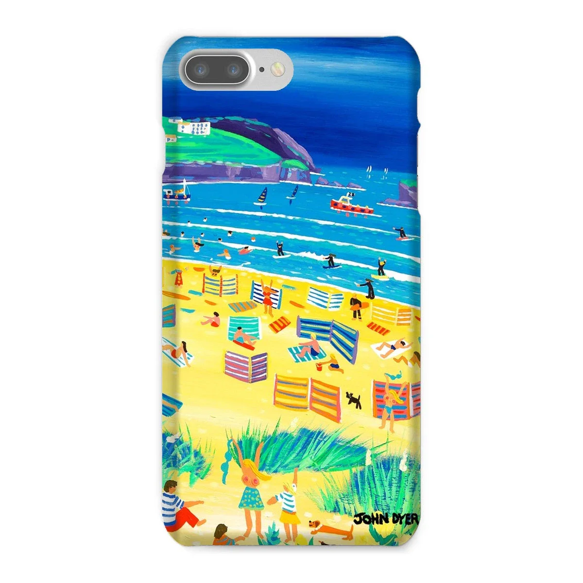 Snap Art Phone Case. Perranporth Beach. Artist John Dyer. Cornwall Art Gallery - Image 32