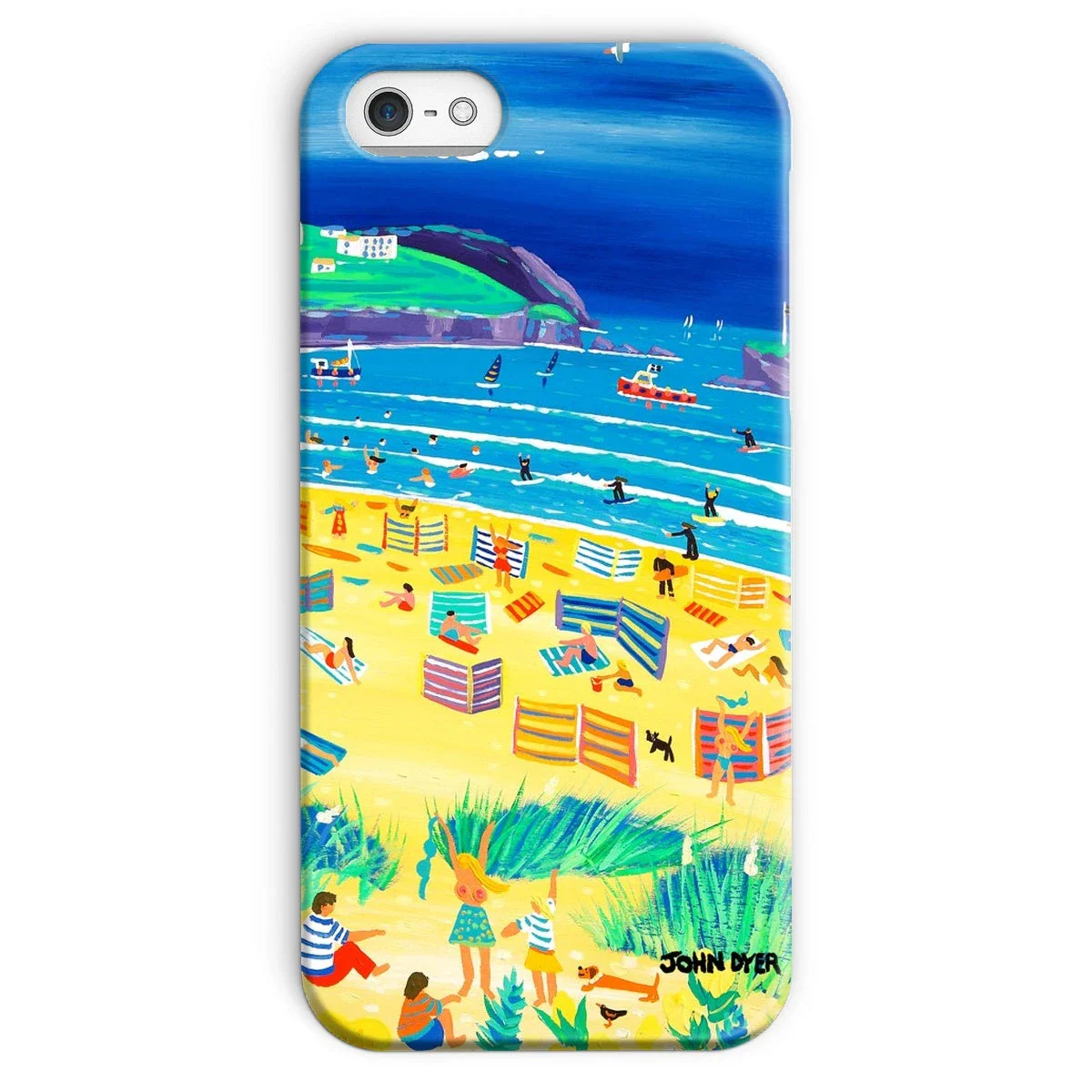 Snap Art Phone Case. Perranporth Beach. Artist John Dyer. Cornwall Art Gallery - Image 33