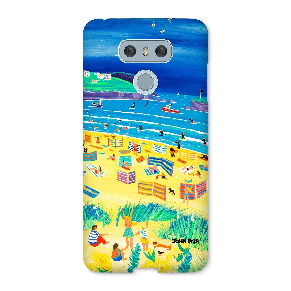 Snap Art Phone Case. Perranporth Beach. Artist John Dyer. Cornwall Art Gallery - Image 38