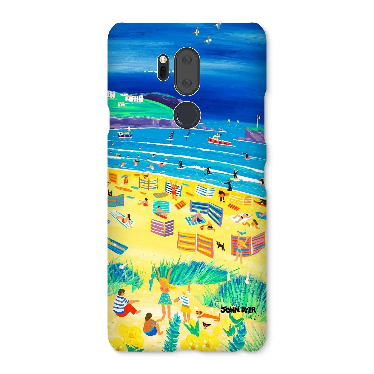 Snap Art Phone Case. Perranporth Beach. Artist John Dyer. Cornwall Art Gallery - Image 39