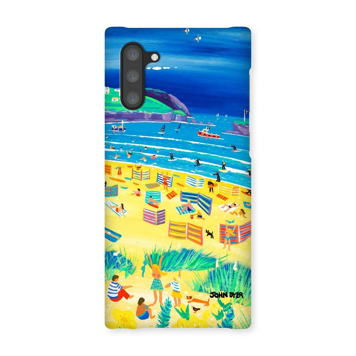 Snap Art Phone Case. Perranporth Beach. Artist John Dyer. Cornwall Art Gallery - Image 8