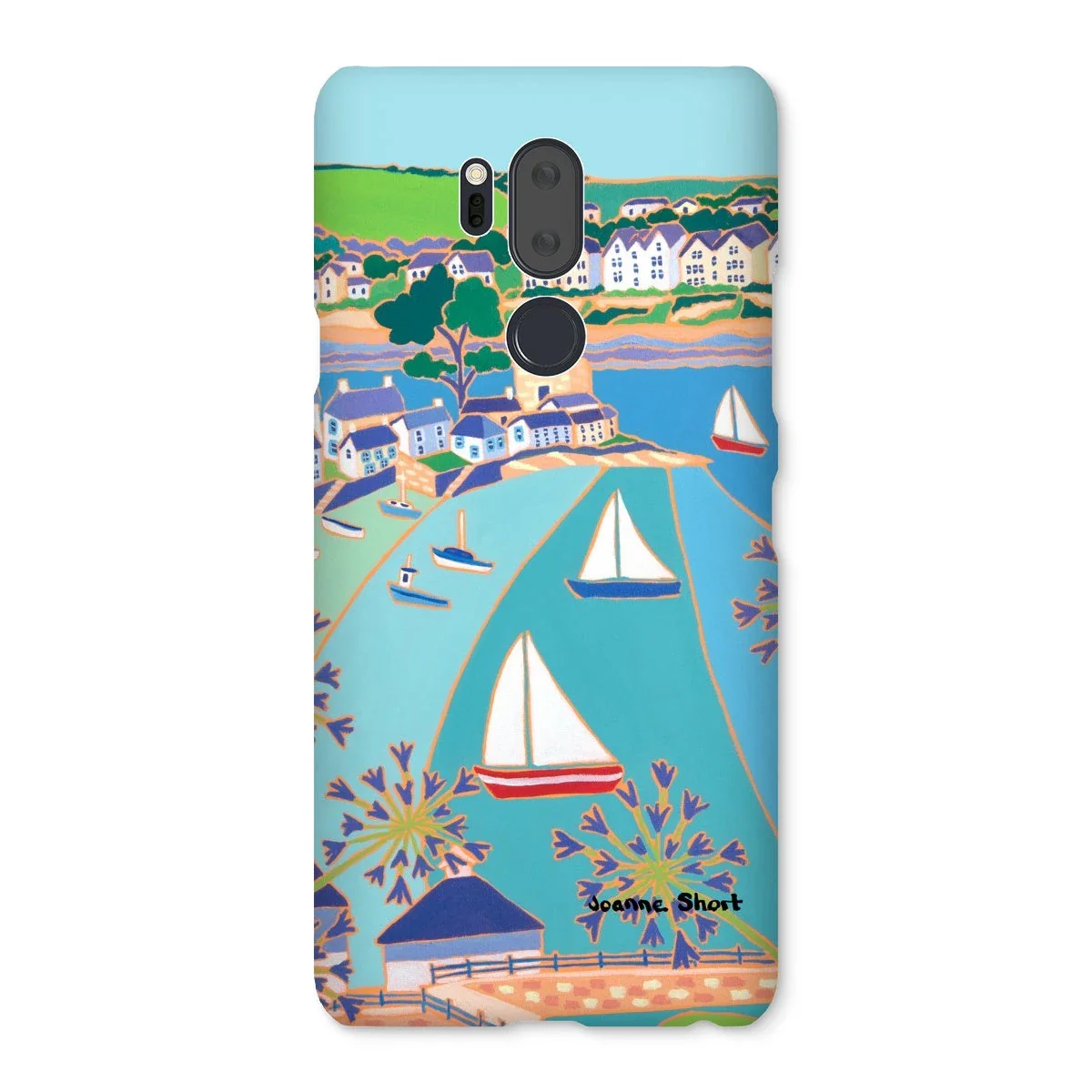 Snap Art Phone Case. Polruan & Fowey River. Artist Joanne Short. Cornwall Art Gallery - Image 39