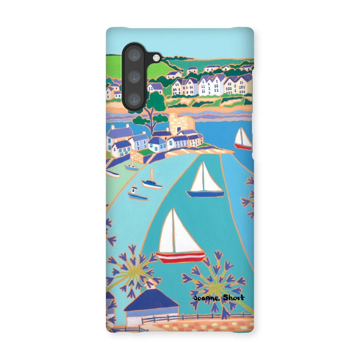 Snap Art Phone Case. Polruan & Fowey River. Artist Joanne Short. Cornwall Art Gallery - Image 8