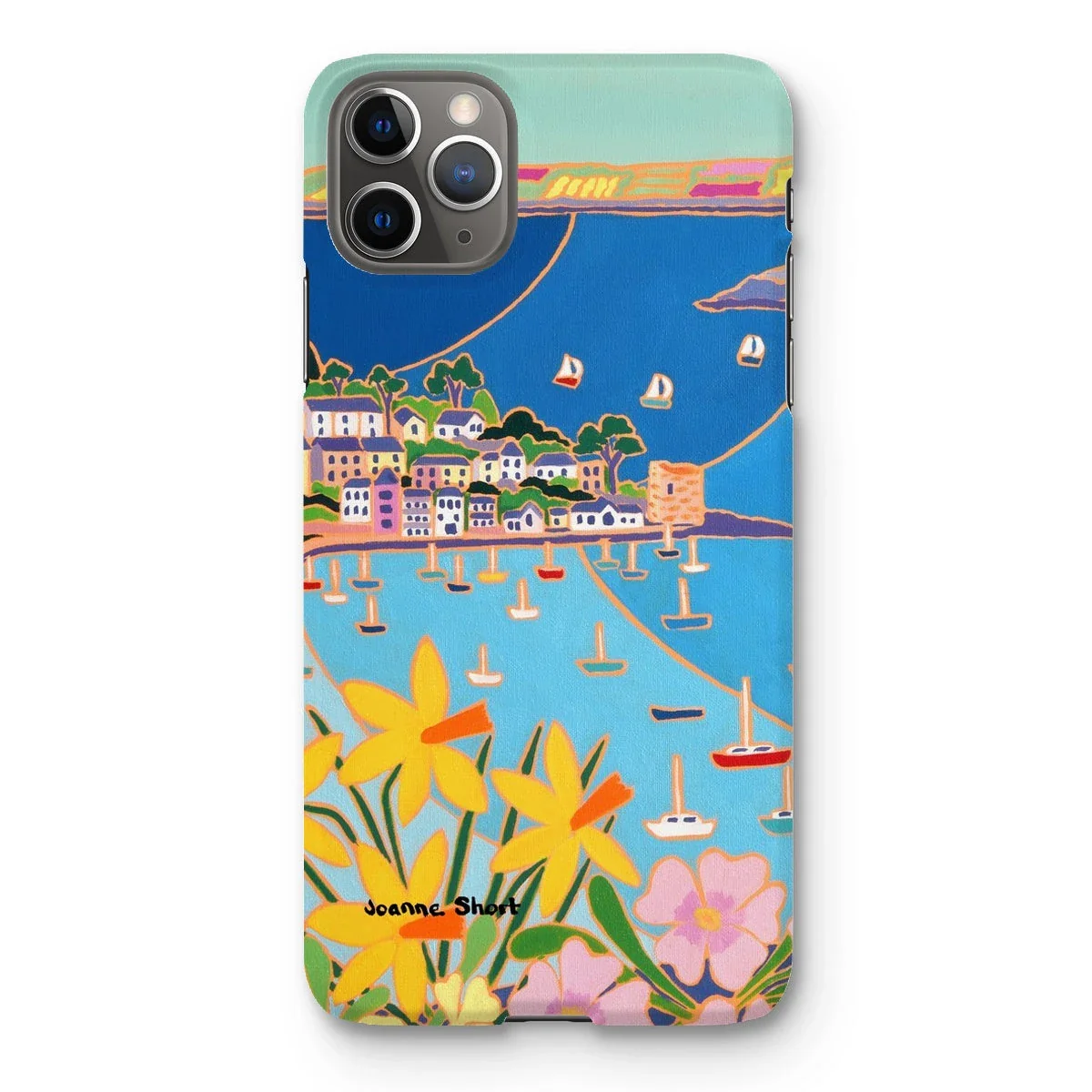 Snap Art Phone Case. Polruan, Fowey River. Artist Joanne Short. Cornwall Art Gallery - Image 26