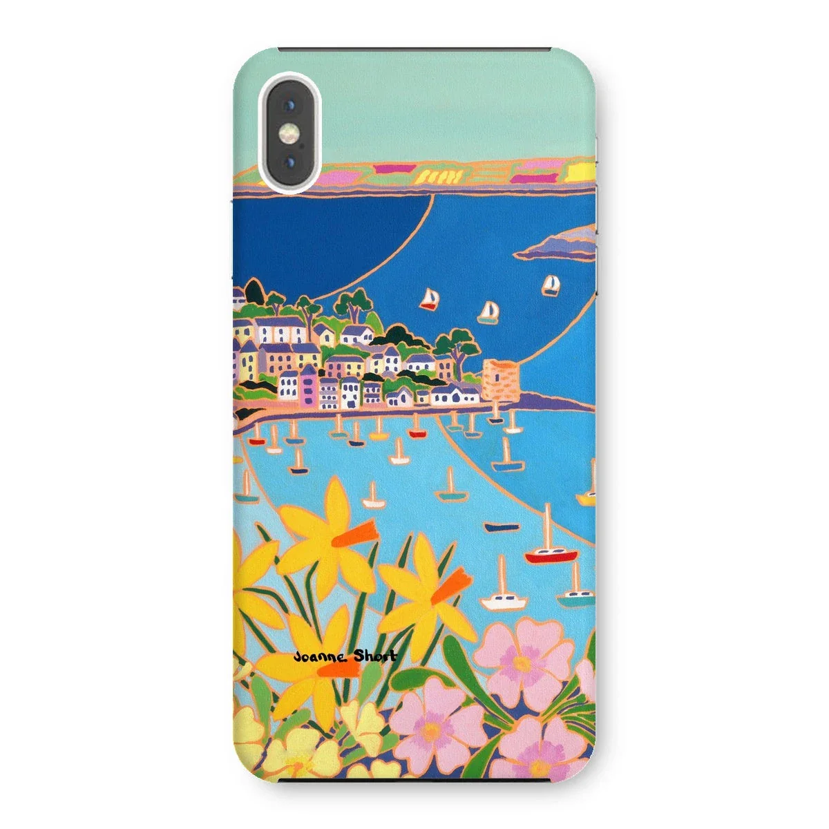 Snap Art Phone Case. Polruan, Fowey River. Artist Joanne Short. Cornwall Art Gallery - Image 37