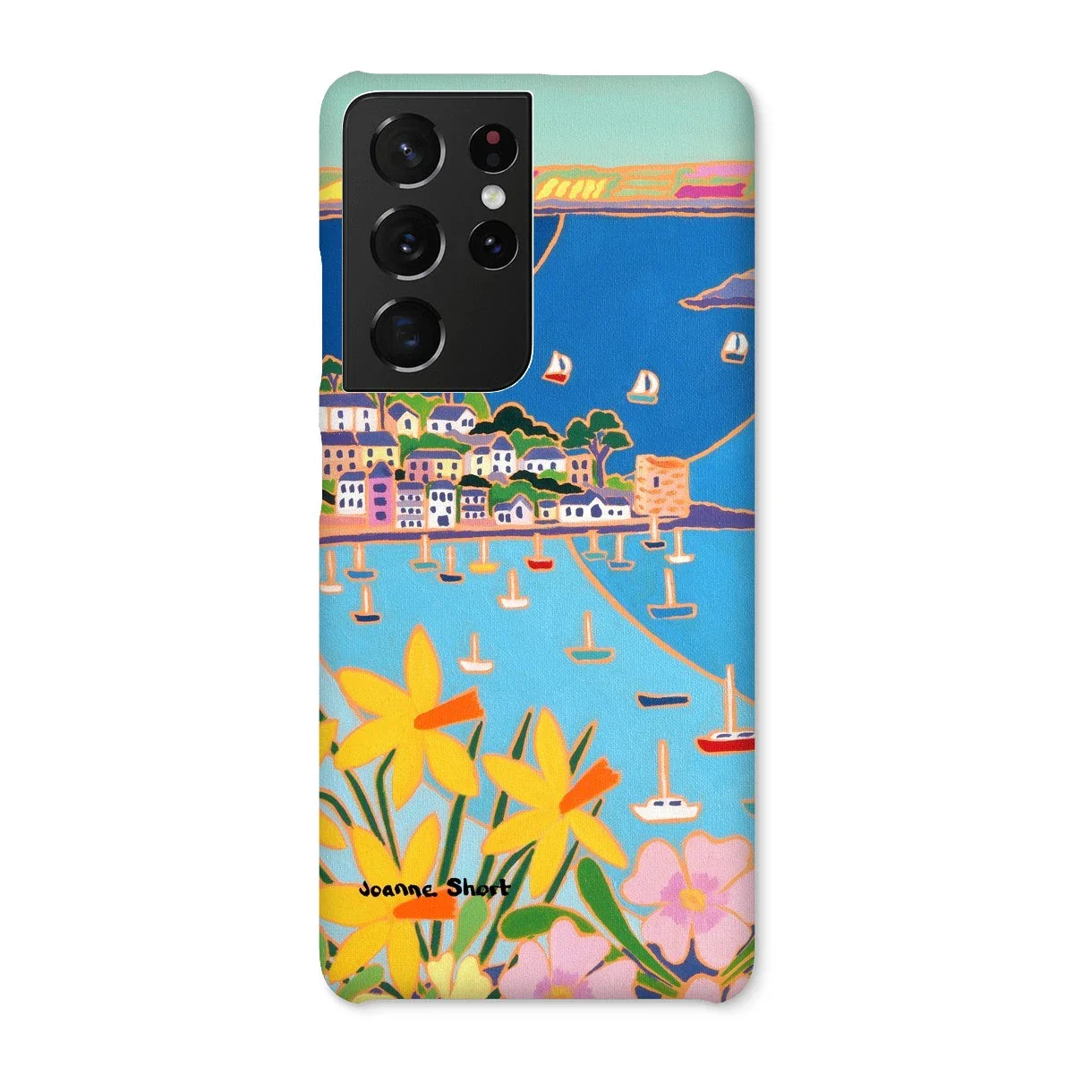 Snap Art Phone Case. Polruan, Fowey River. Artist Joanne Short. Cornwall Art Gallery - Image 43
