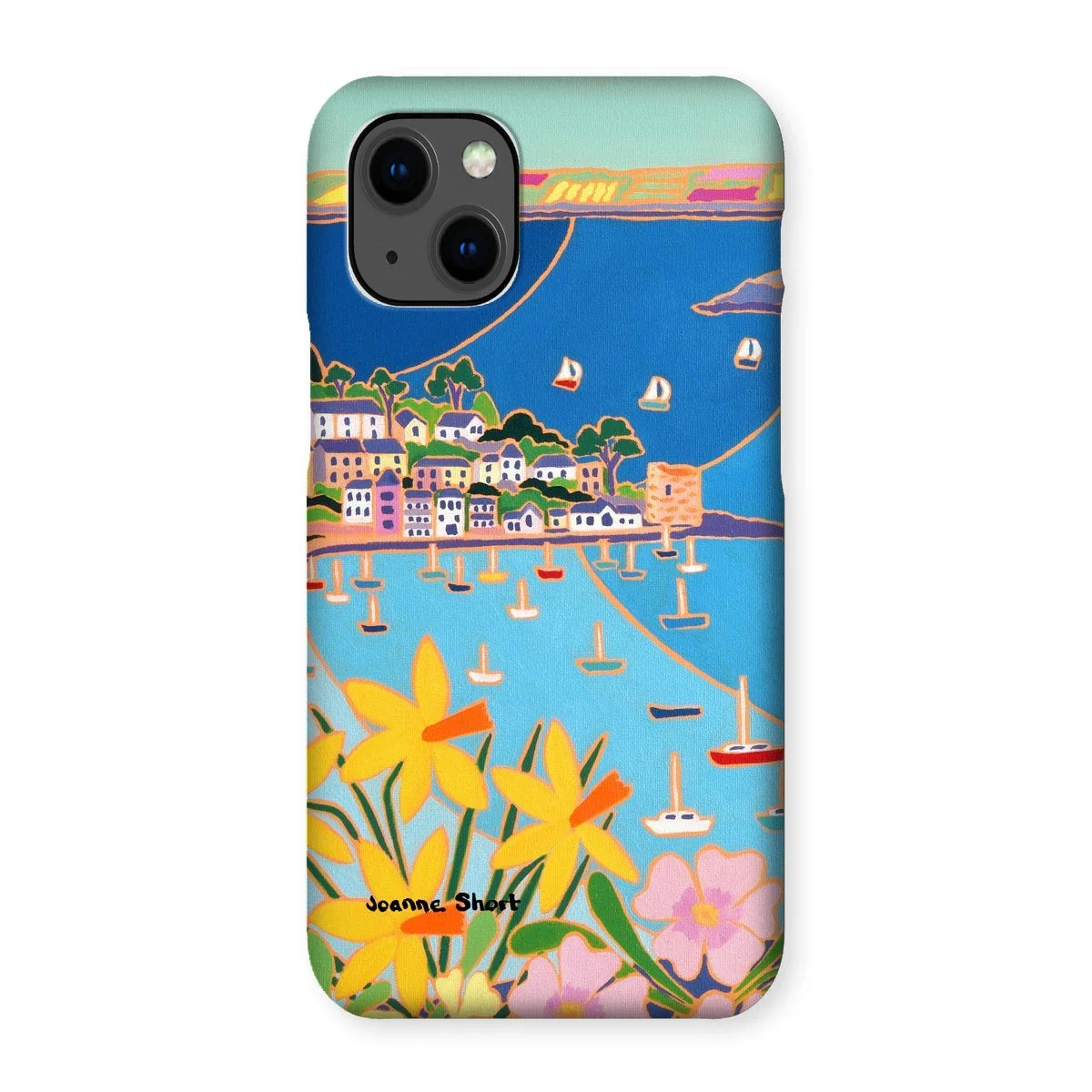 Snap Art Phone Case. Polruan, Fowey River. Artist Joanne Short. Cornwall Art Gallery - Image 5