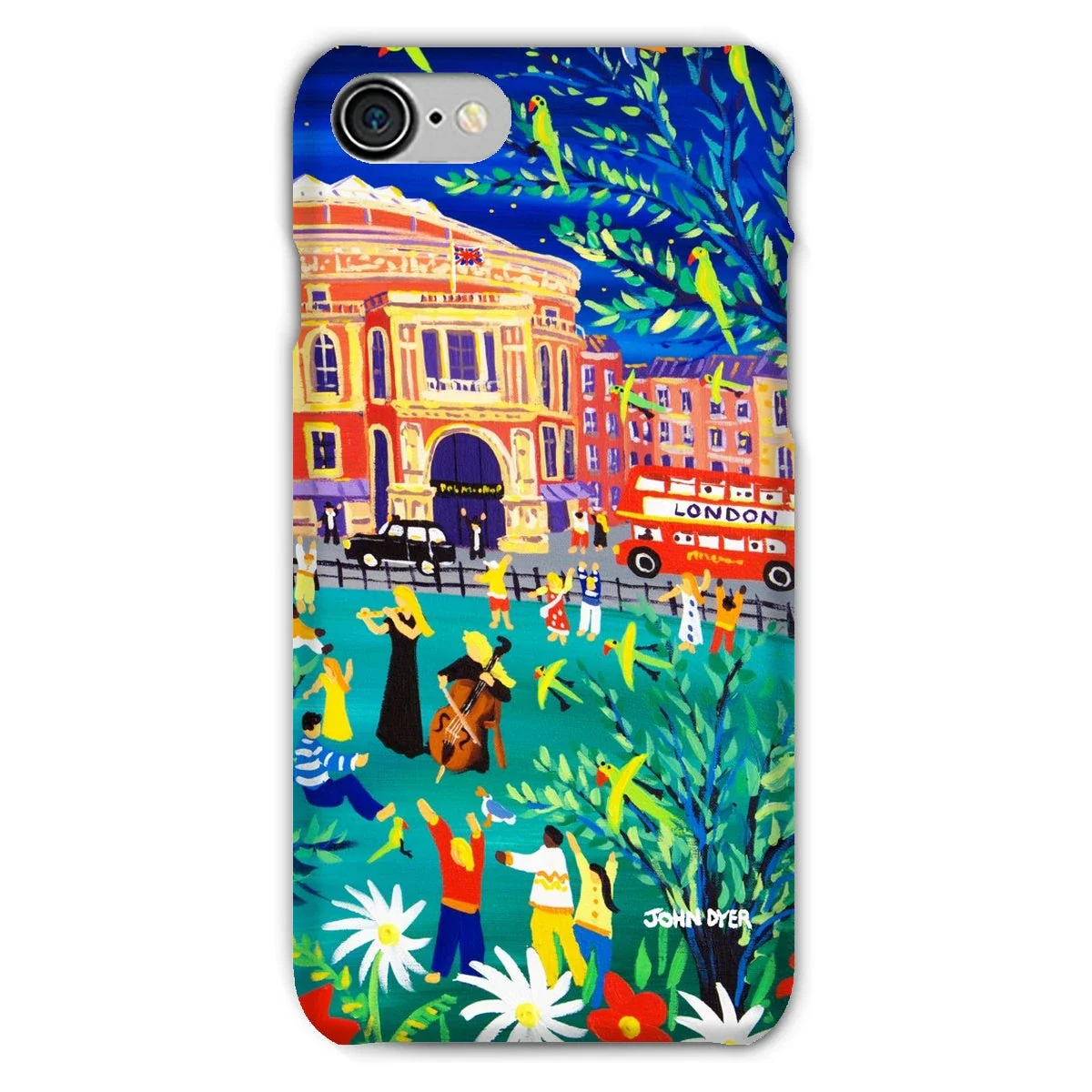 Snap Art Phone Case. Royal Albert Hall, Hyde park, London. Musicians. Artist John Dyer. Cornwall Art Gallery - Image 31