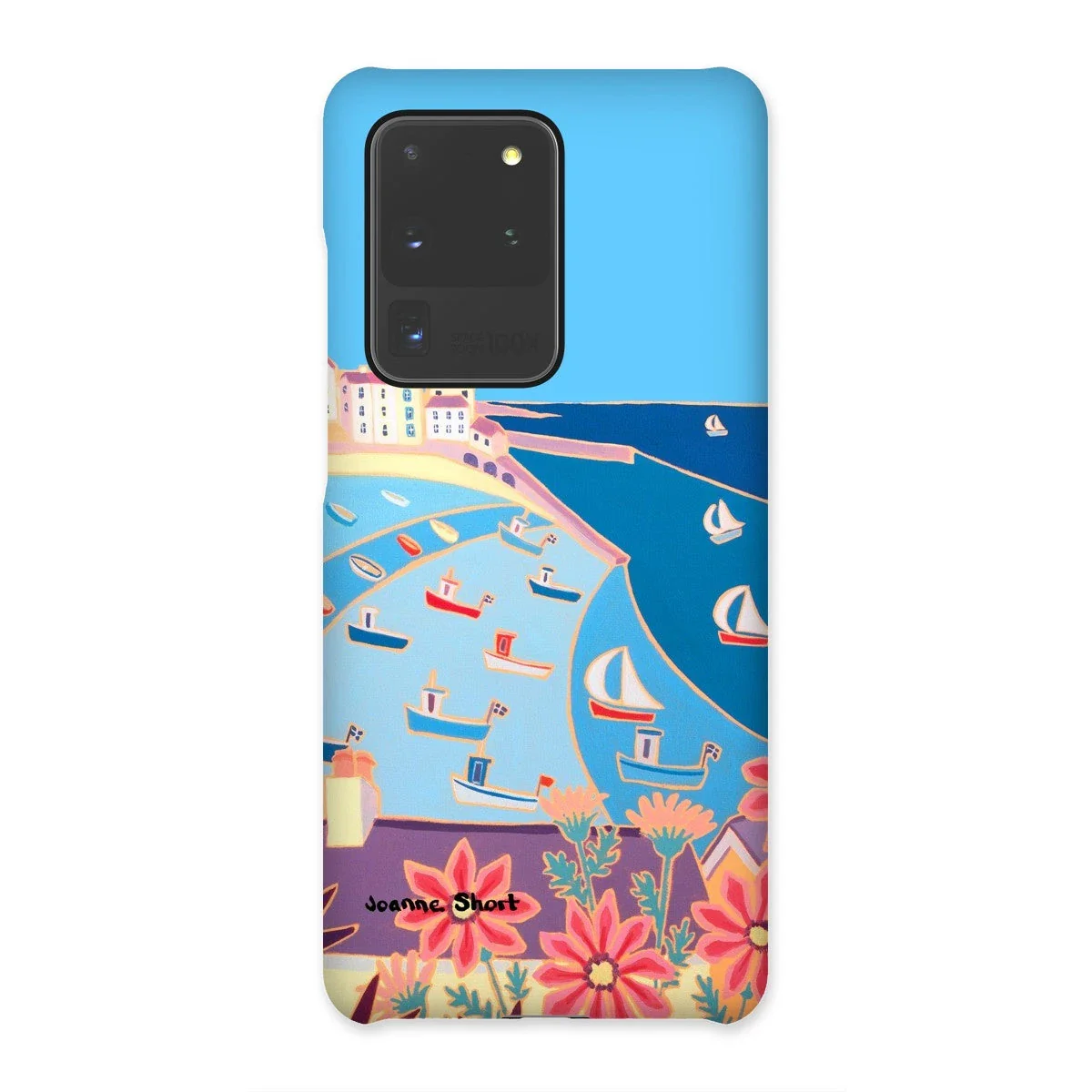 Snap Art Phone Case. St Ives Harbour. Artist Joanne Short. Cornwall Art Gallery - Image 2