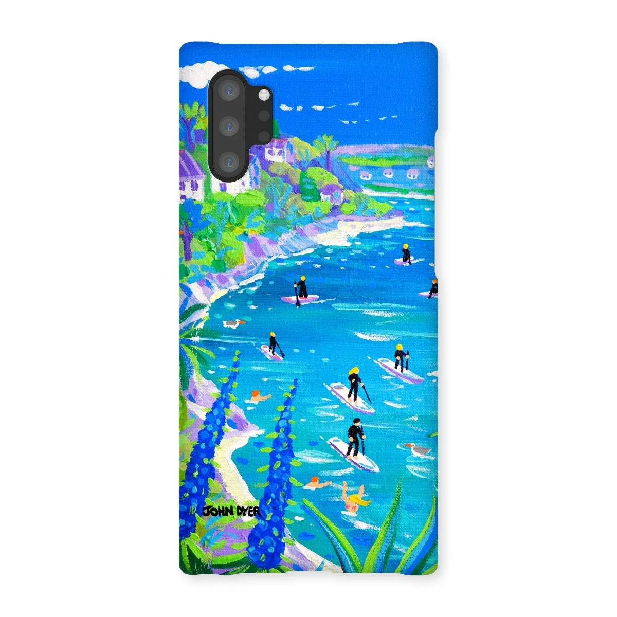 Snap Art Phone Case. SUP Paddleboarding, Gannel Estuary, Newquay. Artist John Dyer. Cornwall Art Gallery - Image 9