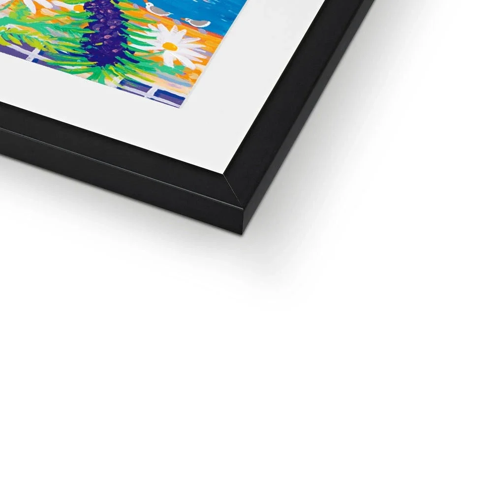 John Dyer Framed Open Edition Cornish Art Print. 'St Ives Blue'. Cornwall Art Gallery - Image 7