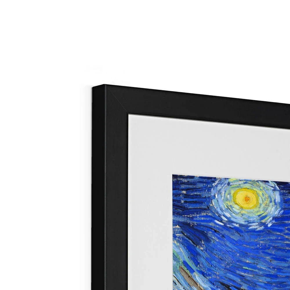 Vincent Van Gogh Framed Open Edition Art Print. 'Starry Night'. Art Gallery Historic Art - Image 10