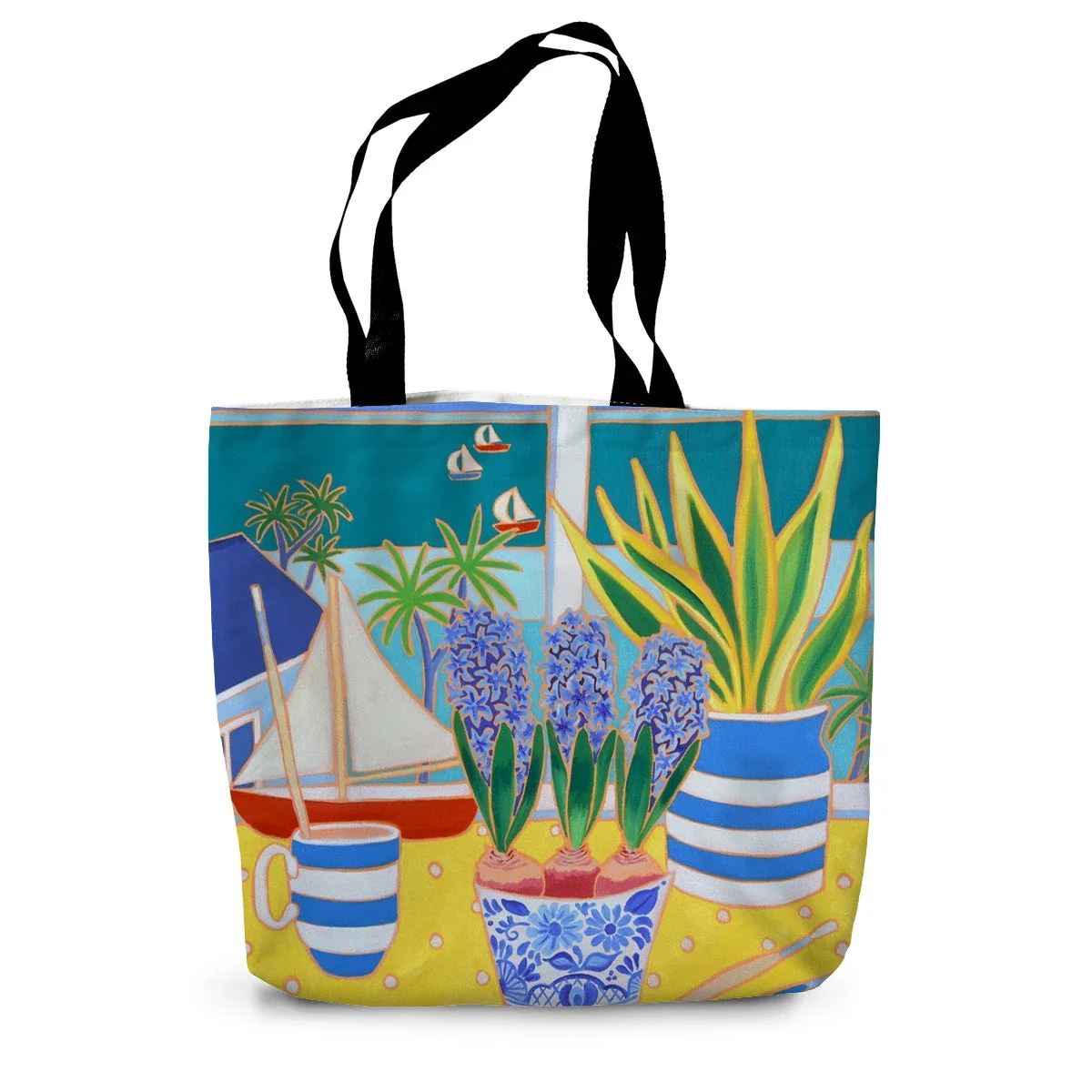 Studio View, Joanne Short Canvas Tote Bag - Image 2