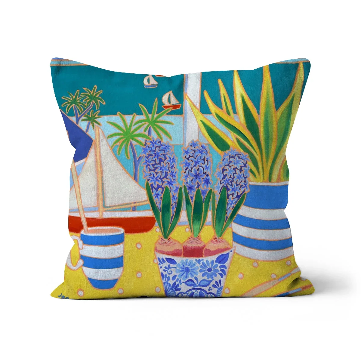 Art Studio View, Joanne Short Cushion - Image 4