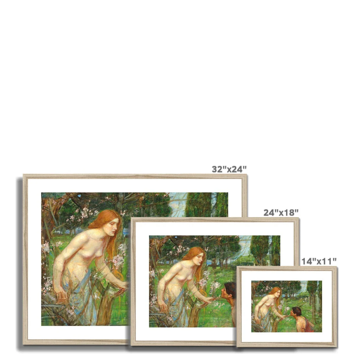 Study for 'Phylis and Demophoon' by John William Waterhouse (1905). Greece Artwork Framed Open Edition Art Print. Greek Art Gallery Historic Art Print - Image 12