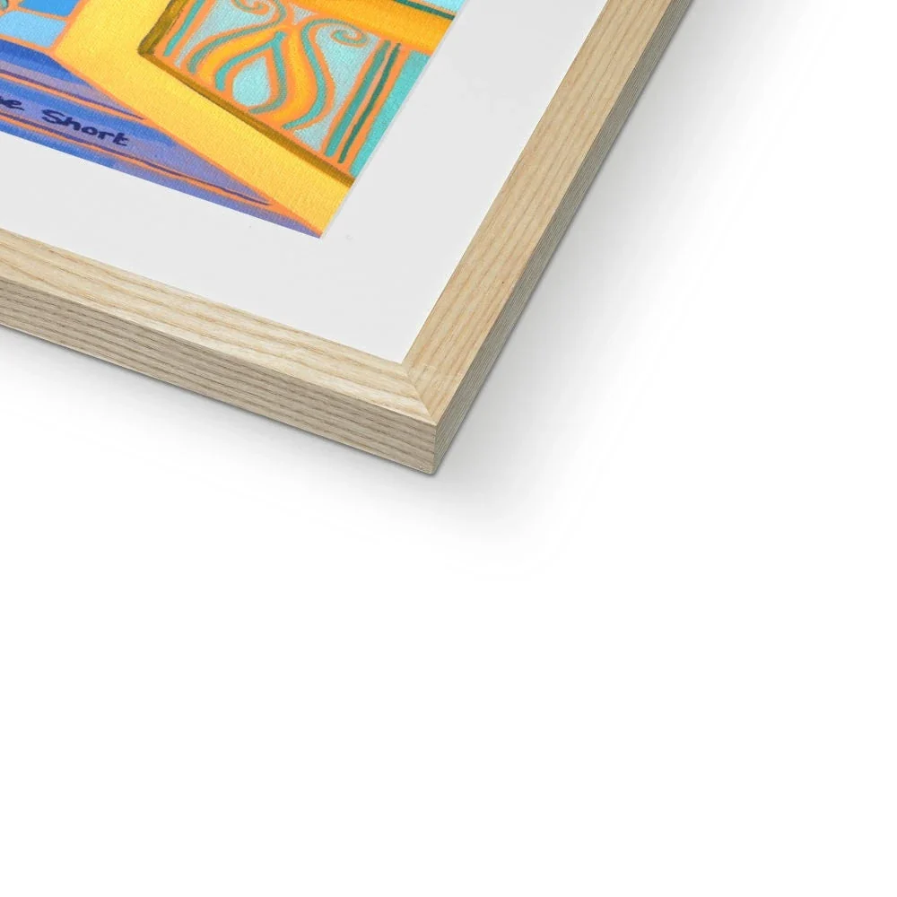 Joanne Short Framed Open Edition Still Life Coastal Cornish Fine Art Print. 'Summer Blooms, St Michael's Mount'. Cornwall Art Gallery - Image 9