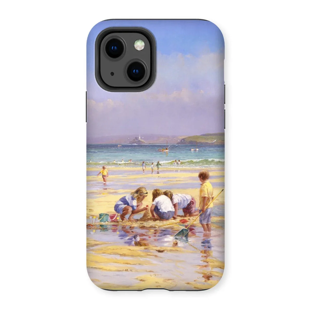 Tough Art Phone Case. 'Summer Days, St Ives'. Artist Ted Dyer. Cornwall Art Gallery