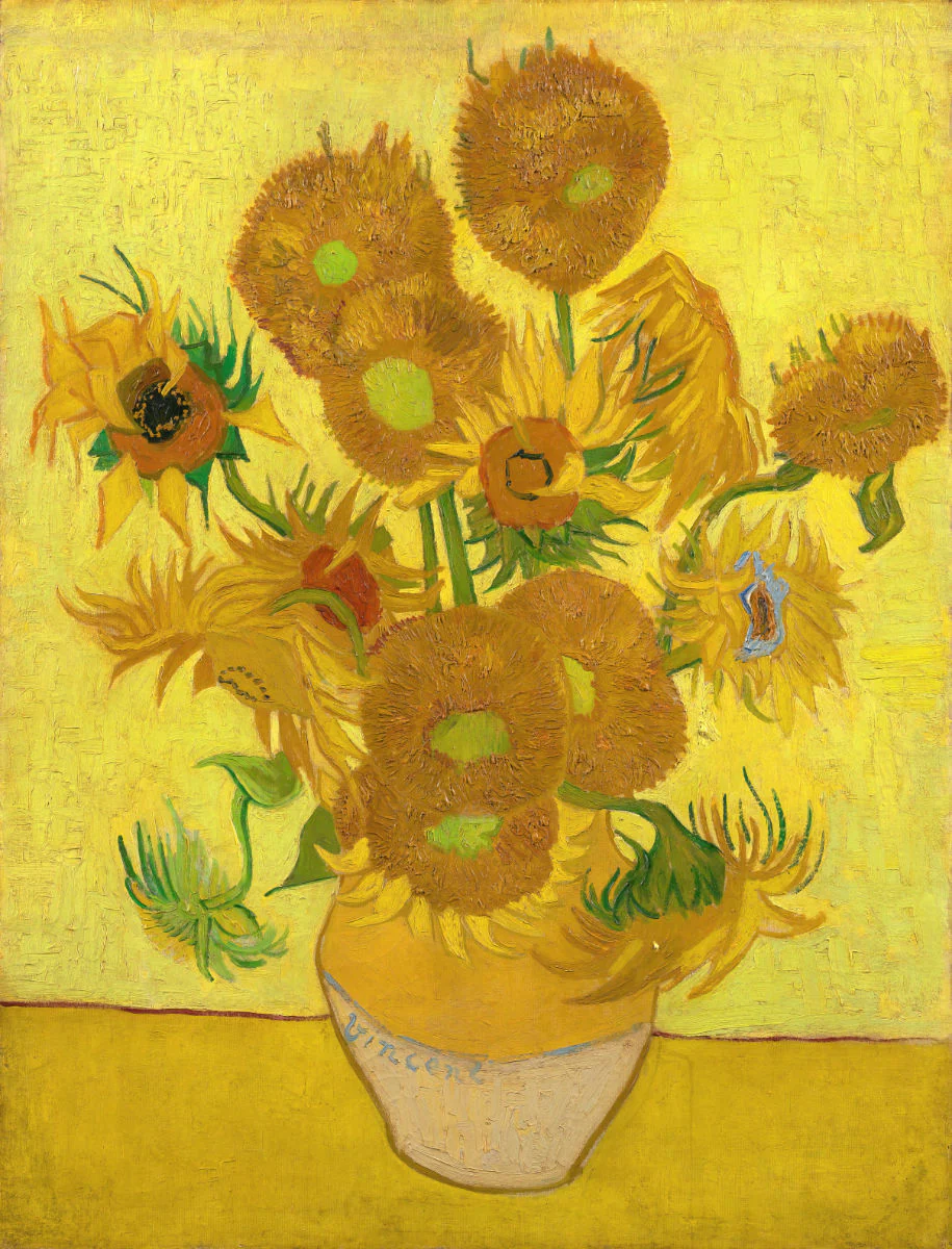 'Sunflowers' by Vincent Van Gogh. Garden Flowers Still Life Open Edition Fine Art Print. Art Gallery Historic Art - Image 4