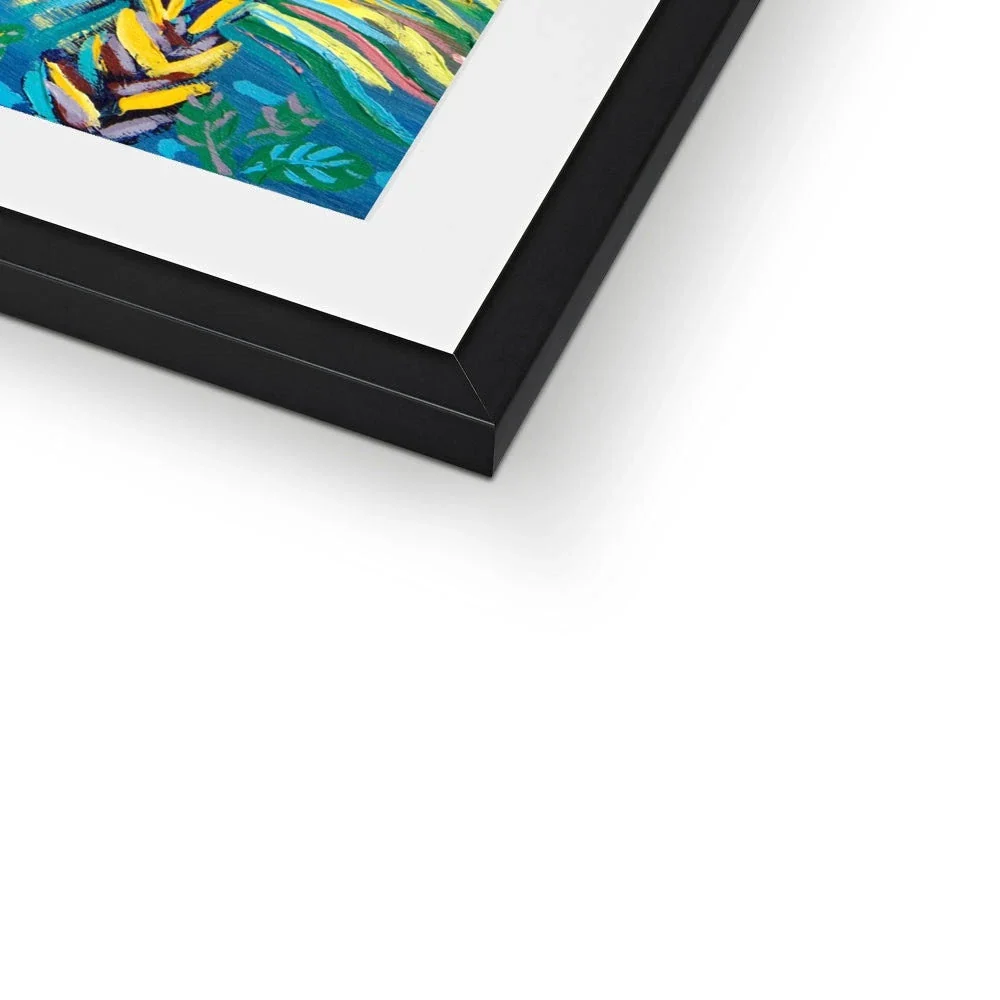 John Dyer Framed Open Edition Cornish Art Print. 'Swaying Caribbean Coconuts, Costa Rica'. Caribbean Art Gallery - Image 7