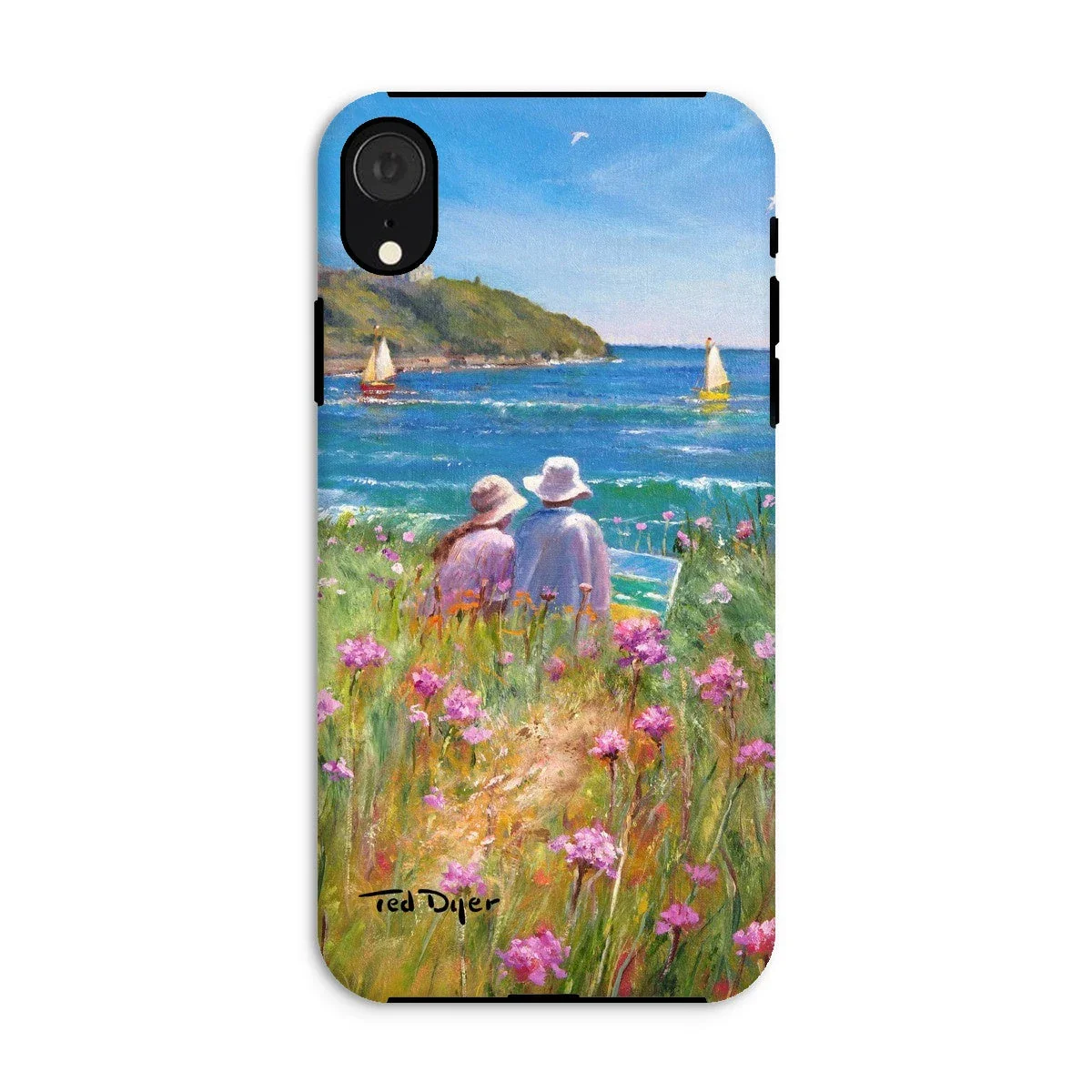 Tough Art Phone Case. 'Sea Pinks and Painters'. Artist Ted Dyer. Cornwall Art Gallery - Image 21