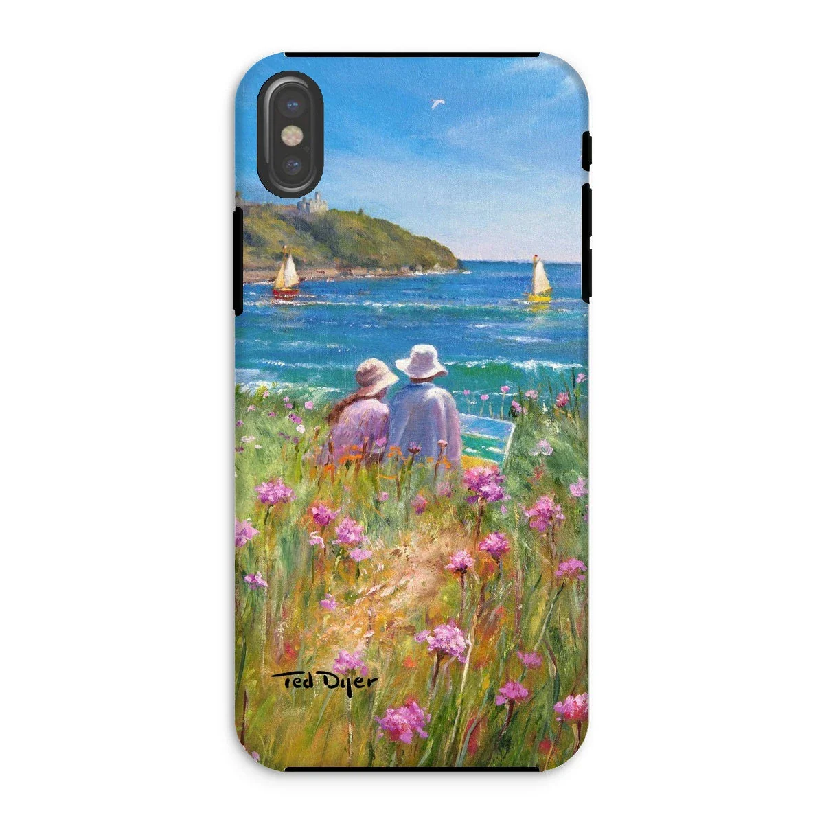 Tough Art Phone Case. 'Sea Pinks and Painters'. Artist Ted Dyer. Cornwall Art Gallery - Image 22