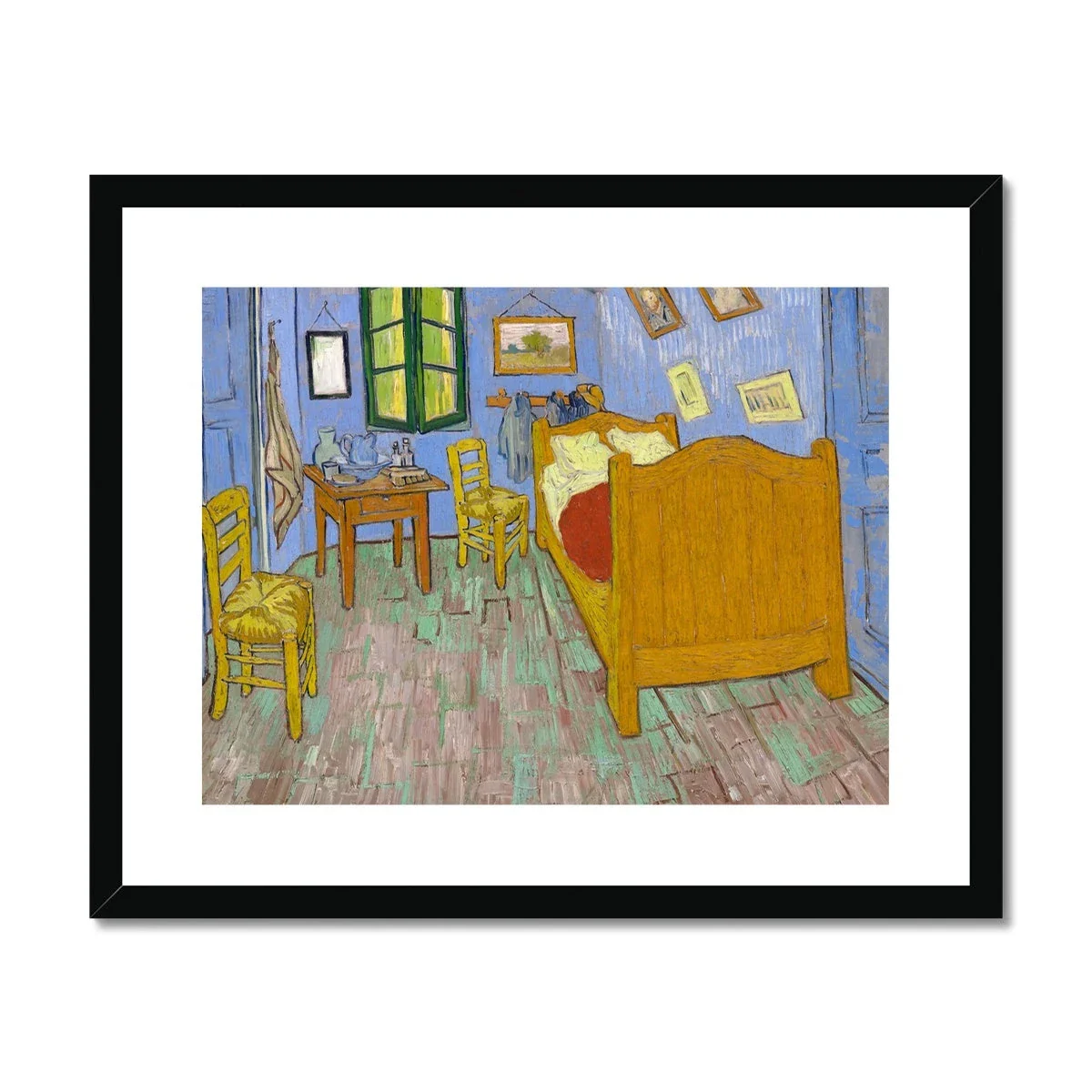 Vincent Van Gogh Framed Open Edition Art Print. 'The Bedroom'. Art Gallery Historic Art - Image 2