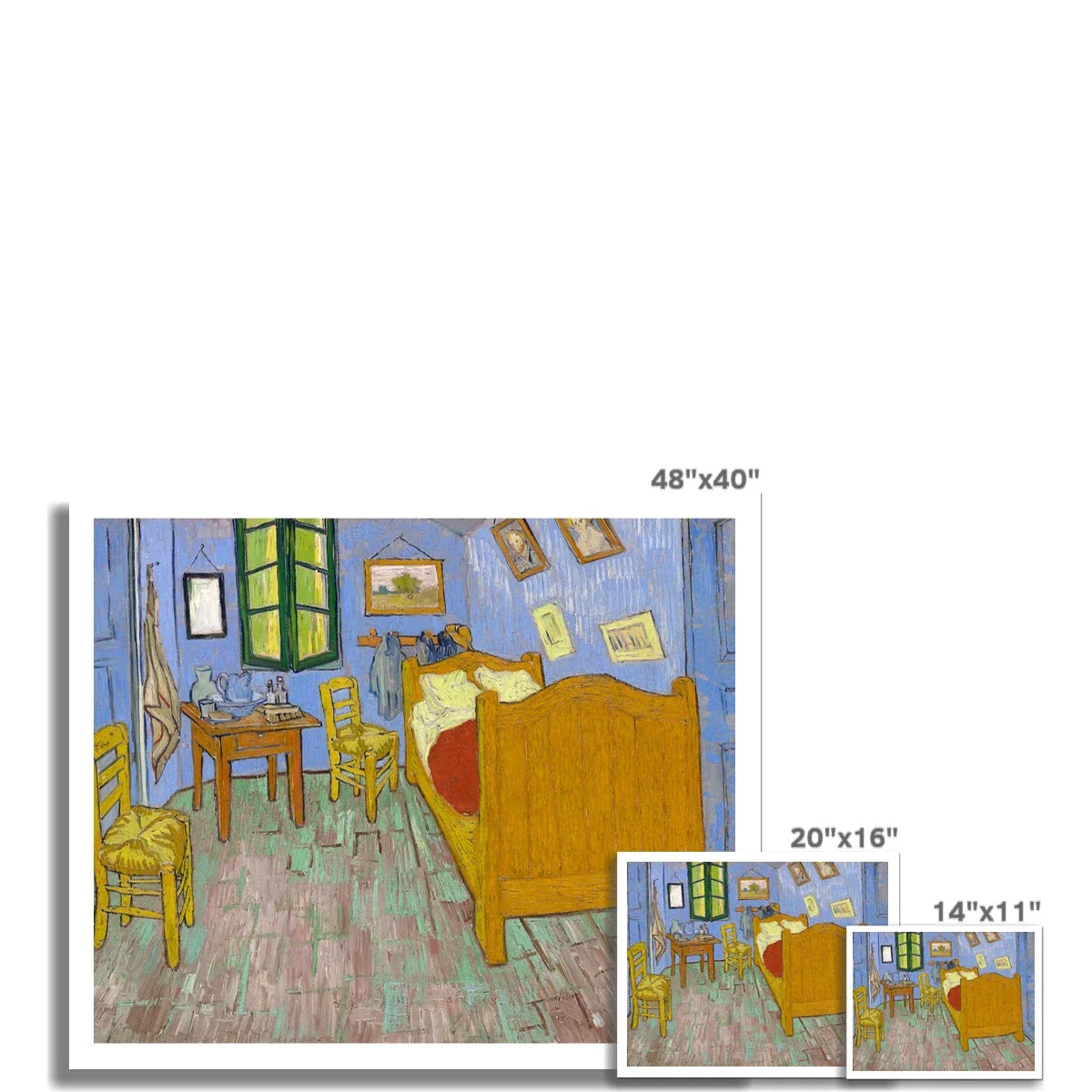 'The Bedroom' by Vincent Van Gogh. Open Edition Fine Art Print. Art Gallery Historic Art - Image 3