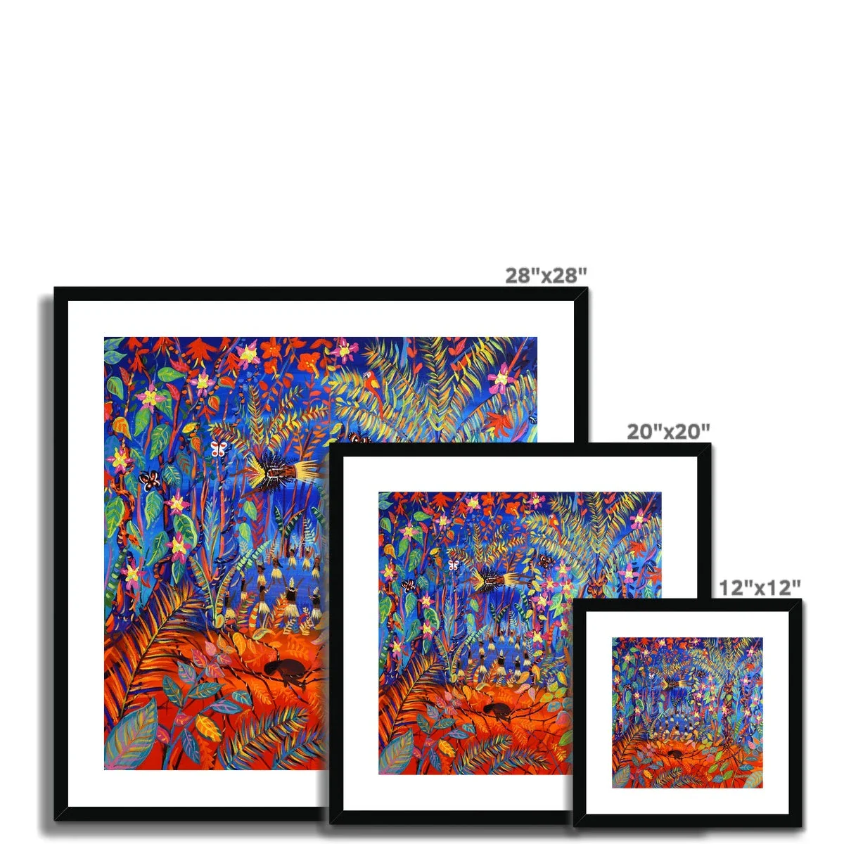 John Dyer Framed Open Edition Cornish Fine Art Print. 'The Creation of Ayahuasca in the Amazon Rainforest'. - Image 11
