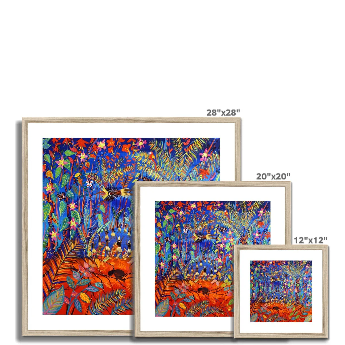 John Dyer Framed Open Edition Cornish Fine Art Print. 'The Creation of Ayahuasca in the Amazon Rainforest'. - Image 12
