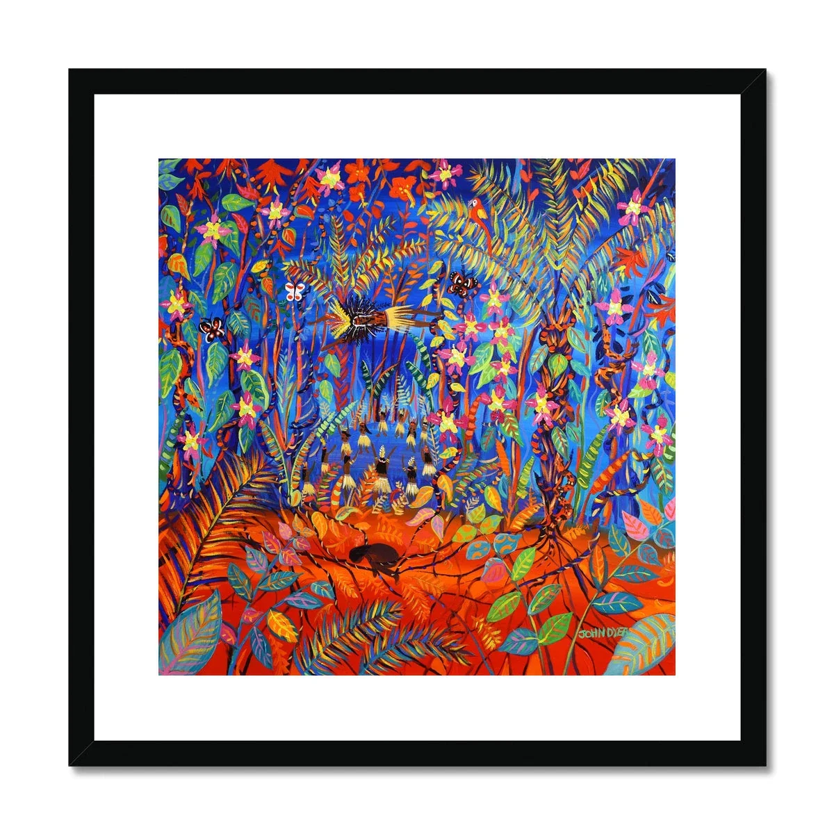 John Dyer Framed Open Edition Cornish Fine Art Print. 'The Creation of Ayahuasca in the Amazon Rainforest'. - Image 2