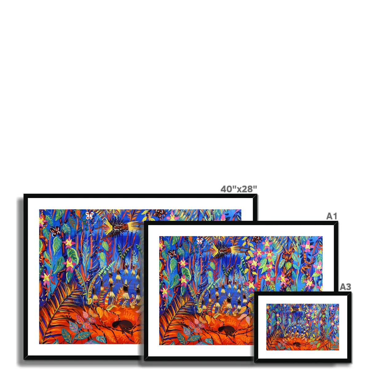John Dyer Framed Open Edition Rainforest Art Print. 'The Creation of Ayahuasca in the Amazon Rainforest' - Image 11