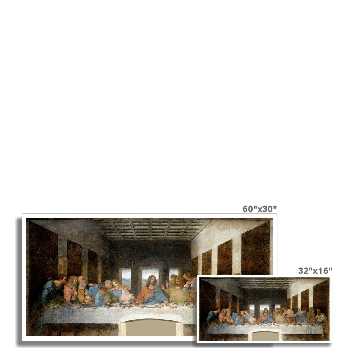 'The Last Supper', by Leonardo Da Vinci . Open Edition Fine Art Print. Art Gallery Historic Art - Image 2